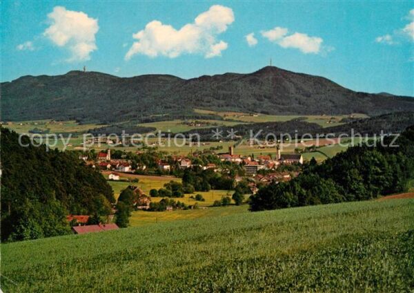 Furth Wald Panorama Blick zum Hohenbogen Bayerisch