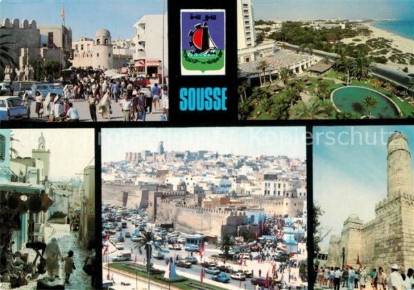 SOUSSE  Tunesie Stadtansichten Gasse Markt Hotelanlage