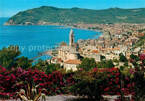 San Bartolomeo al Mare Panorama visto da Cervo Ligure