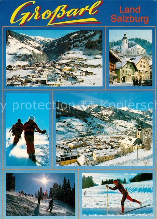 Grossarl Panorama Wintersportplatz Alpen Skifahr