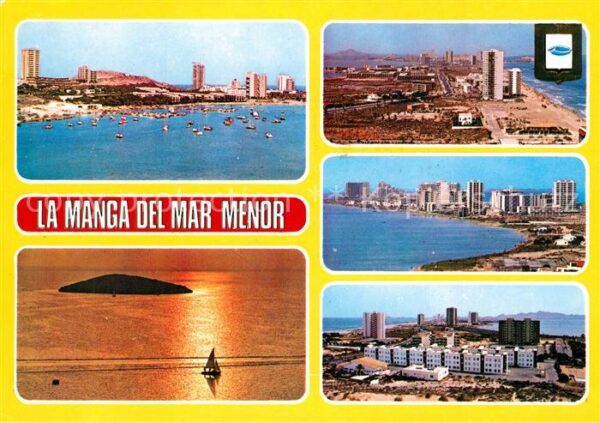La Manga del Mar Menor Panorama Küste Strand Hotelanlagen Sonn