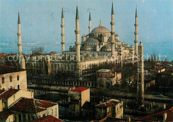 Istanbul Constantinopel Sultan Ahmet Mosque Blaue Moschee