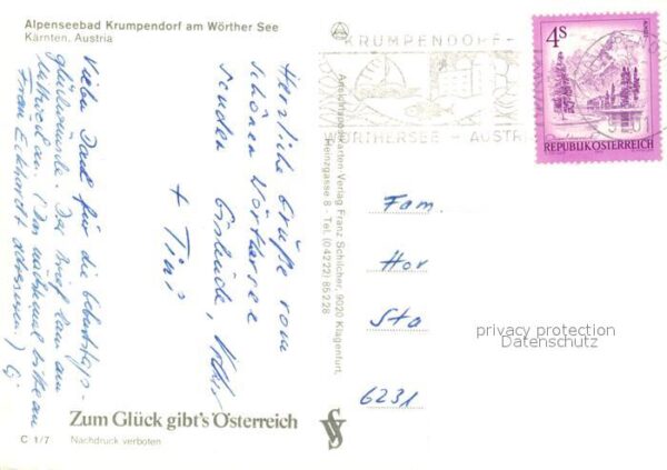 Krumpendorf Woerthersee Alpenseebad Fliegeraufnahme – Bild 2