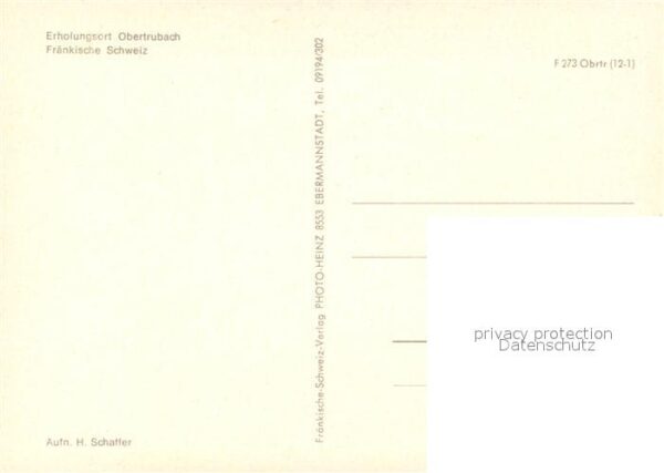 Obertrubach Ortsansicht mit Kirche Erholungsort Frä – Bild 2