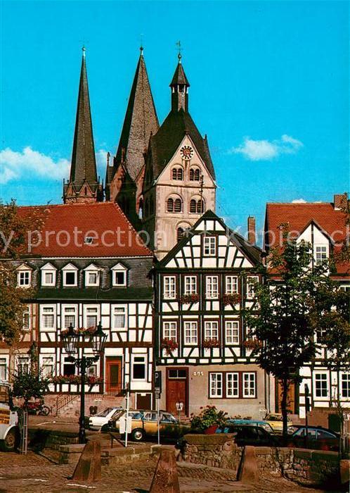 Gelnhausen Obermarkt Fachwerkhäuser Altstadt mit M
