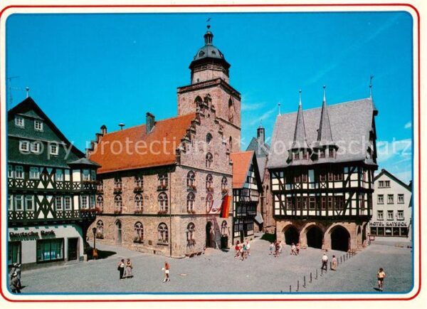 Alsfeld Rathaus Walpurgiskirche Weinhaus Bückin