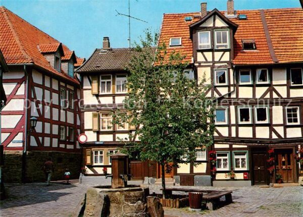 Alsfeld Brunnen Fachwerkhäuser Altstadt