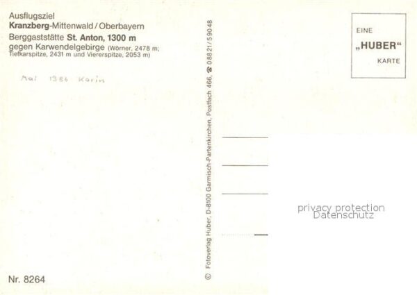 Mittenwald Bayern Ausflugsziel Kranzberg Berggaststätte S – Bild 2