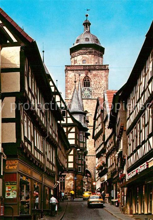 Alsfeld Obere Fuldergasse Fachwerkhäuser Altsta