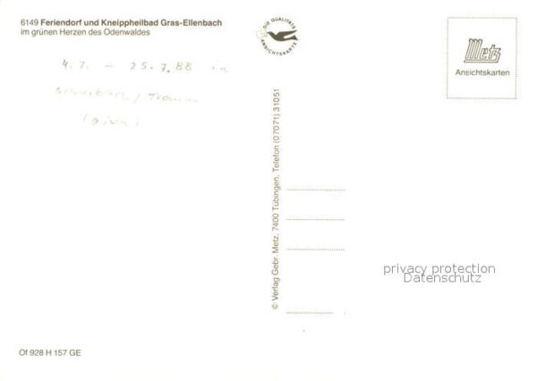 Grasellenbach und Umgebung Teich Kneippanlage Turm Ka – Bild 2