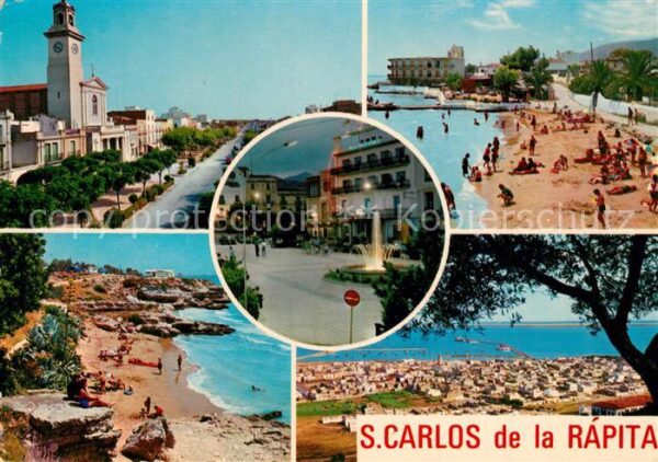 San Carlos de la Rapita  Vista general y playas Costa Dorada