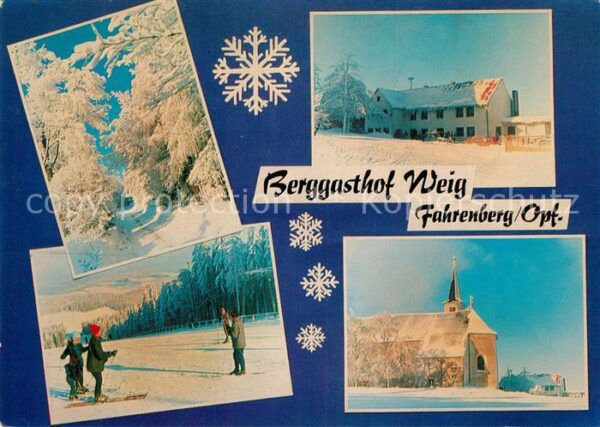 Waldthurn Berggasthof Weig Fahrenberg Kirche Wint