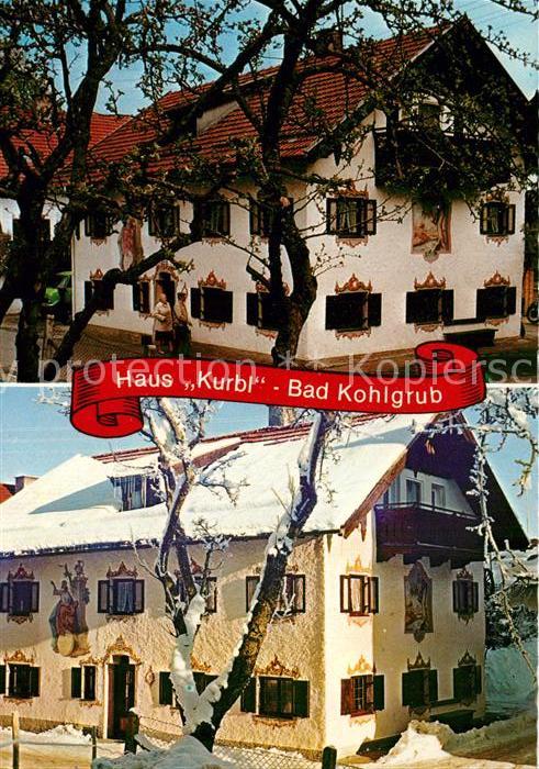 Bad Kohlgrub Gästehaus Pension Haus Kurbl im Sommer