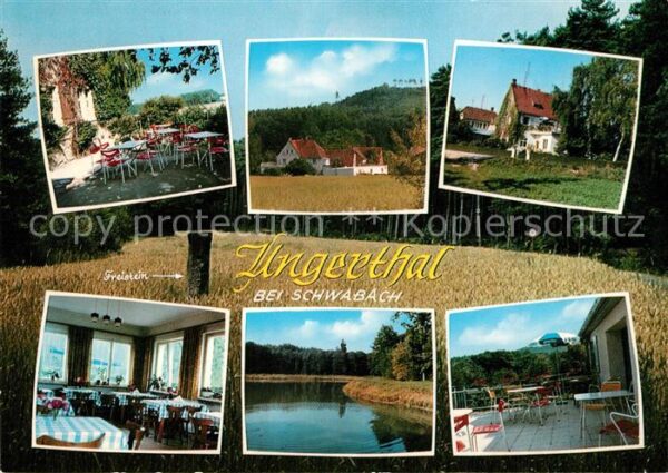 Ungerthal Ausflugsort Pension Terrasse See Sommer