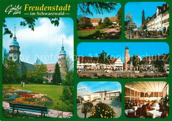 Freudenstadt Parkanlagen Kirche Stadtplatz Restauran