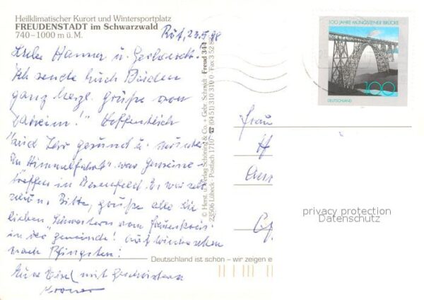 Freudenstadt Parkanlagen Kirche Stadtplatz Restauran – Bild 2