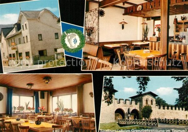 Obernhain Taunus Gaststätte Zum Taunus Saalburg altrömis