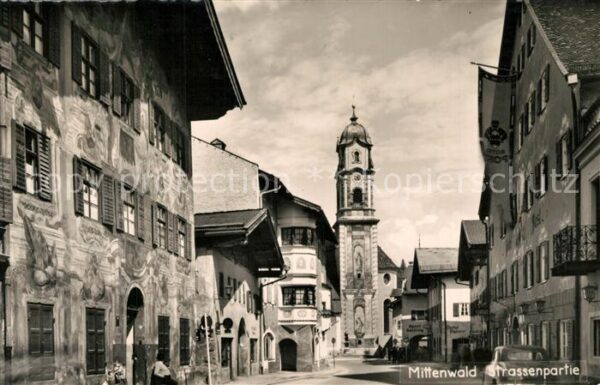 Mittenwald Bayern Straßenpartie