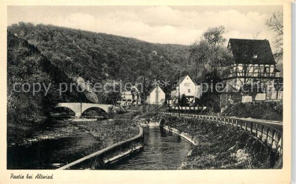 Altwied Brücke Fachwerk