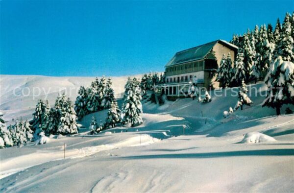 Bursa Skigebiet Uladag Kayak Evi Winterlandsc