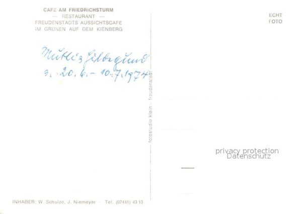 Freudenstadt Cafe am Friedrichsturm Restaurant – Bild 2