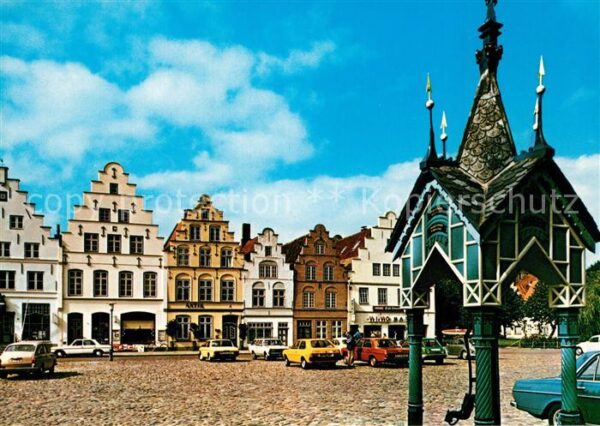 Friedrichstadt Eider Holländerstadt Marktplatz Giebelhäuser