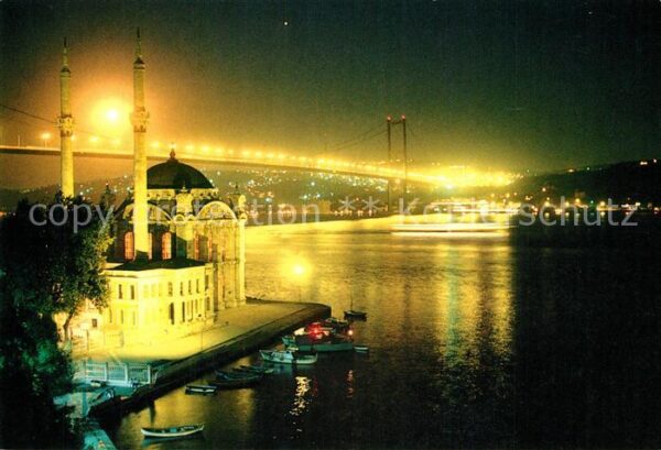 Istanbul Constantinopel Ortakoy Camii Bogaz Köprusu