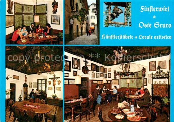 Brixen Suedtirol Restaurant Finsterwirt Künstlerstübele