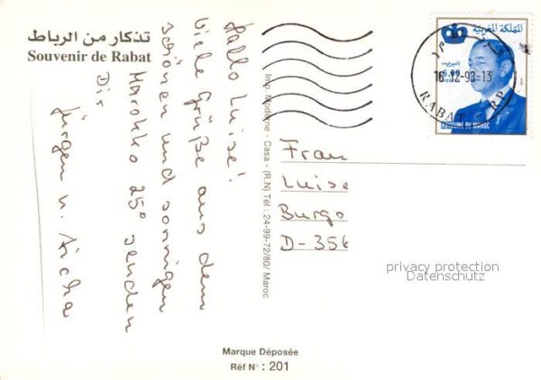 Rabat Marokko Schloss Wachsoldaten – Bild 2