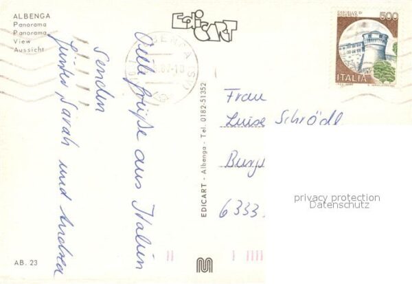 Albenga Fliegeraufnahme – Bild 2