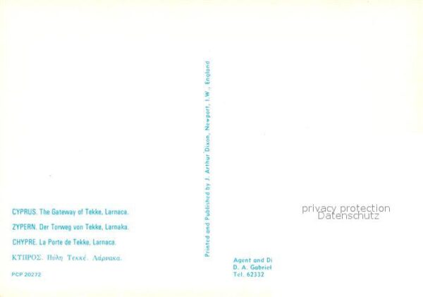 Cyprus Zypern Porte de Tekke – Bild 2