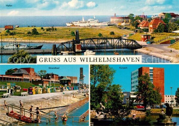 Wilhelmshaven Hafen Badesteg Kurpark