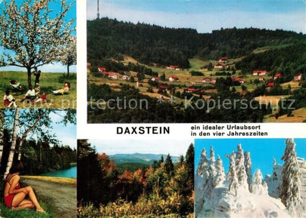 Daxstein Panorama Frühling Sommer Herbst Winter