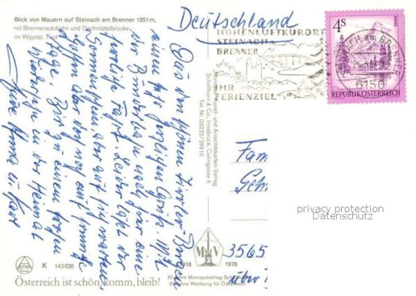 Mauern Tirol Steinach Brennerautobahn Göschnitztalbr – Bild 2