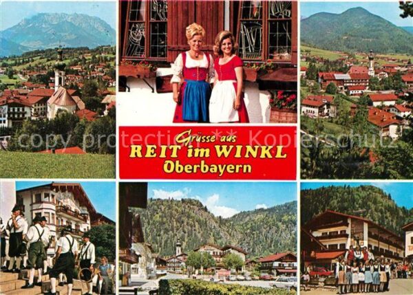 Reit Winkl Musikkapelle Kirche Panorama Maria und