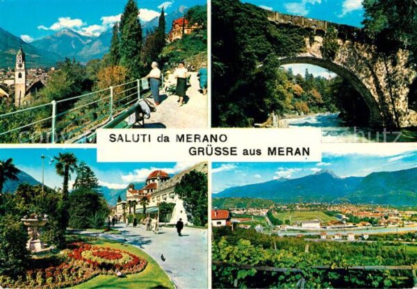 Merano Meran Kurhaus Rennbahn Steinernersteg Tappein