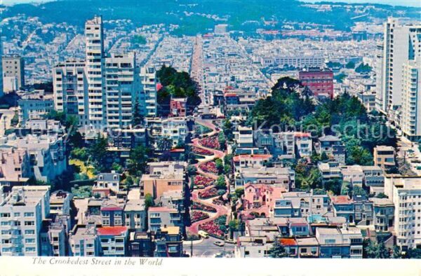 San Francisco California The Crookedest Street