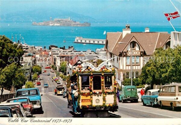 San Francisco California Cable Car Entennial 1873 - 1973