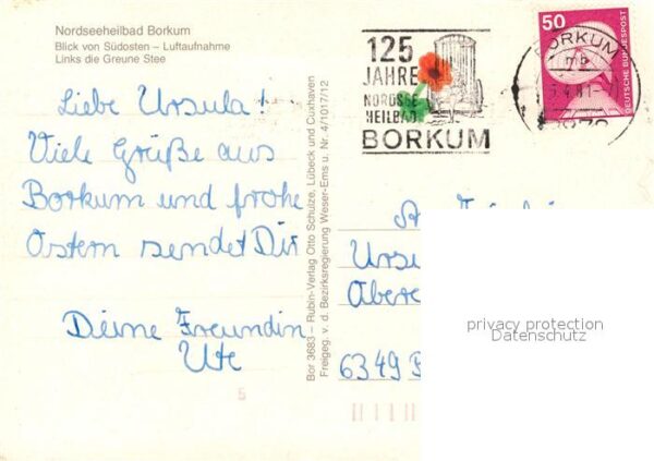 Borkum Fliegeraufnahme Greune Stee – Bild 2