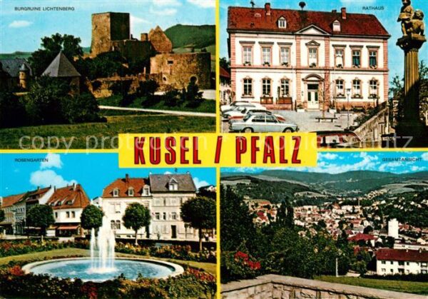 Kusel Burgruine Lichtenberg Rathaus Rosengart