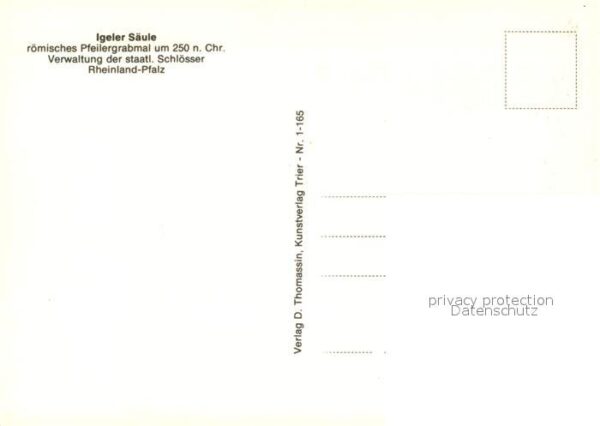 Igel Trier Igeler Säule Pfeilergrabmal – Bild 2