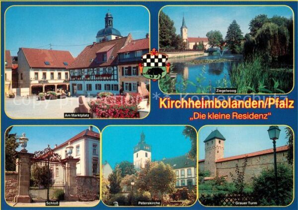 Kirchheimbolanden Grauer Turm Peterskirche Marktplatz Sch
