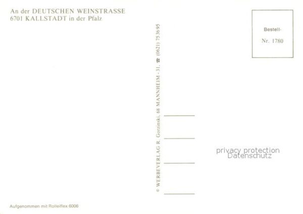 Kallstadt Rheinland-Pfalz Ortsansicht Hotel Kirche – Bild 2