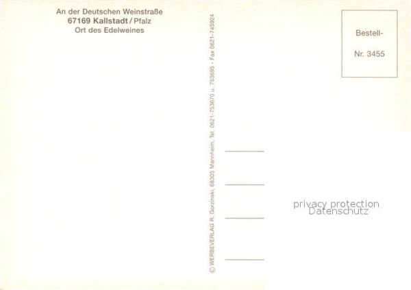 Kallstadt Rheinland-Pfalz Kirche Fachwerkhäuser Ortsansichten – Bild 2