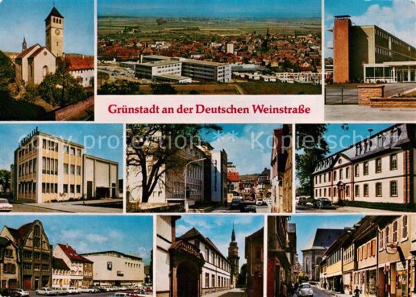 Gruenstadt Alte Lateinschule altes Rathaus Kirche