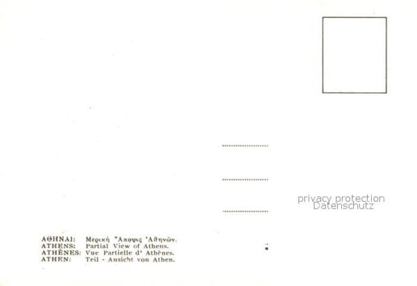 Athen Griechenland Stadtpanorama – Bild 2