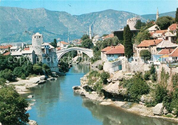 Mostar Moctap Stadtansicht