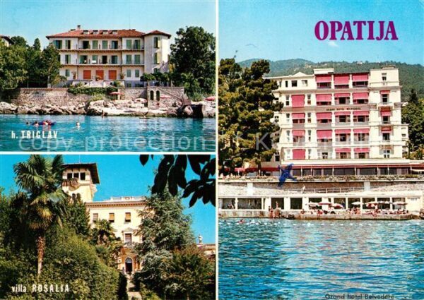 Opatija Abbazia Villa Rosalia Triglav Grand Hotel Belve