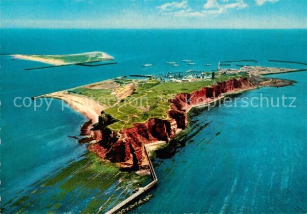 Helgoland Fliegeraufnahme Badedüne