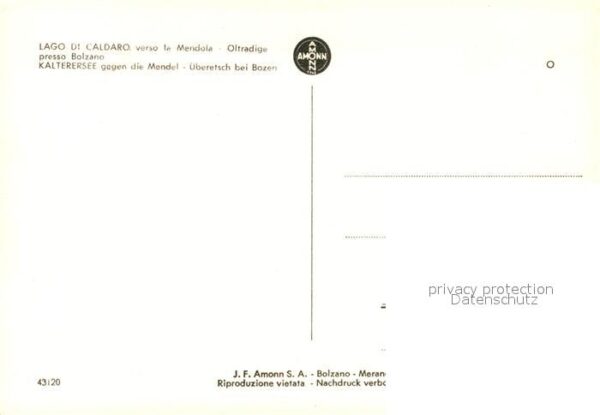 Ueberetsch Lago die Caldaro Mandel – Bild 2